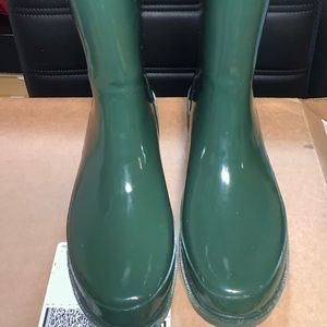 Tc Rain boots hunter green size 6 women